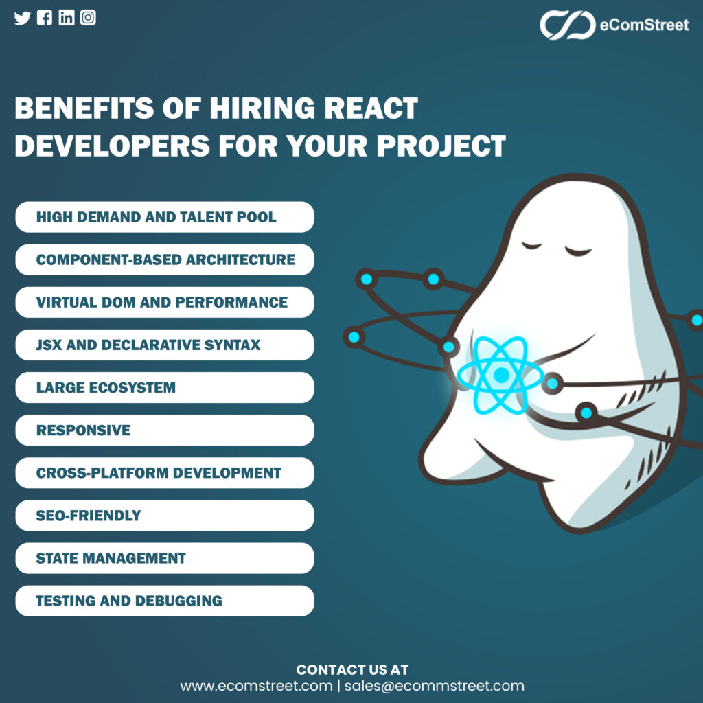 Benefits of Hiring React Developers for Your Project